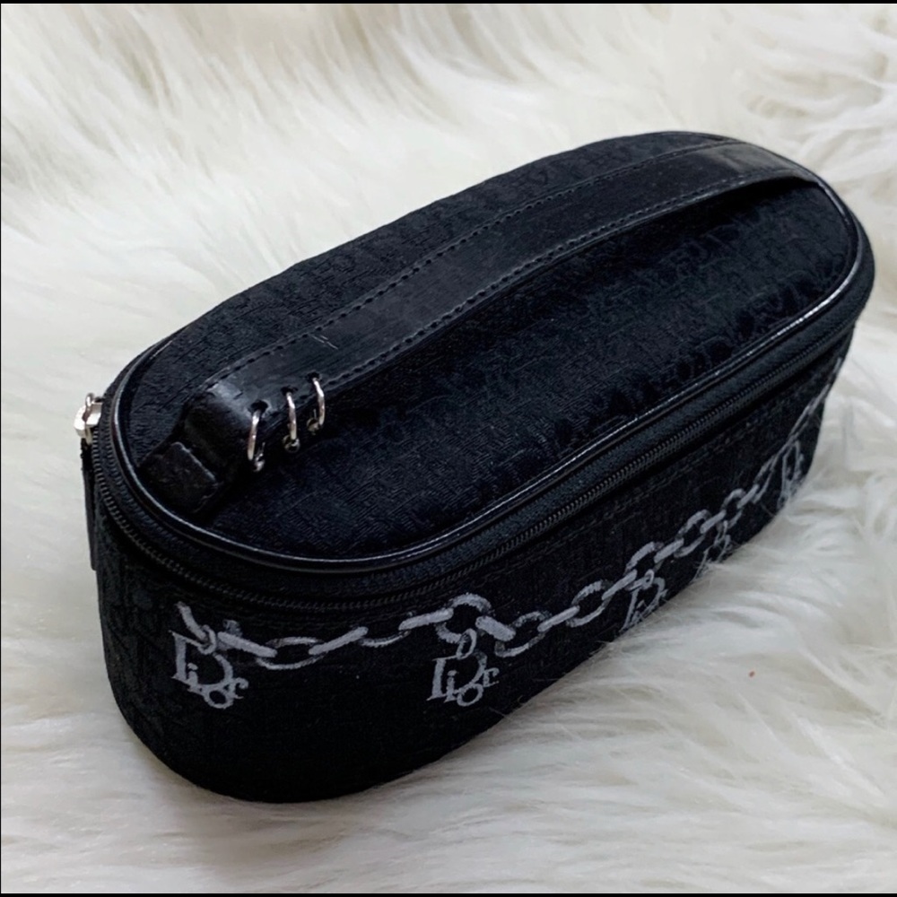 Hand Painted Dior Charm Chain Hardware Vanity Case Mini Bag - Picture 2 of 7